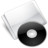 Folder Optical Disc black Icon